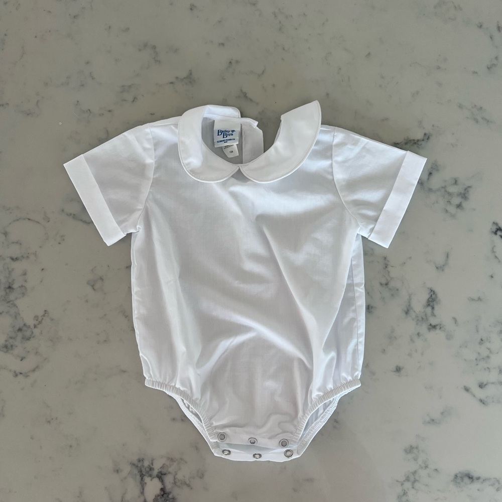 Bailey Boys Collared Bodysuit